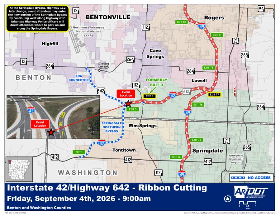 New I-42 stretch, airport connector open in Northwest Arkansas - AOL