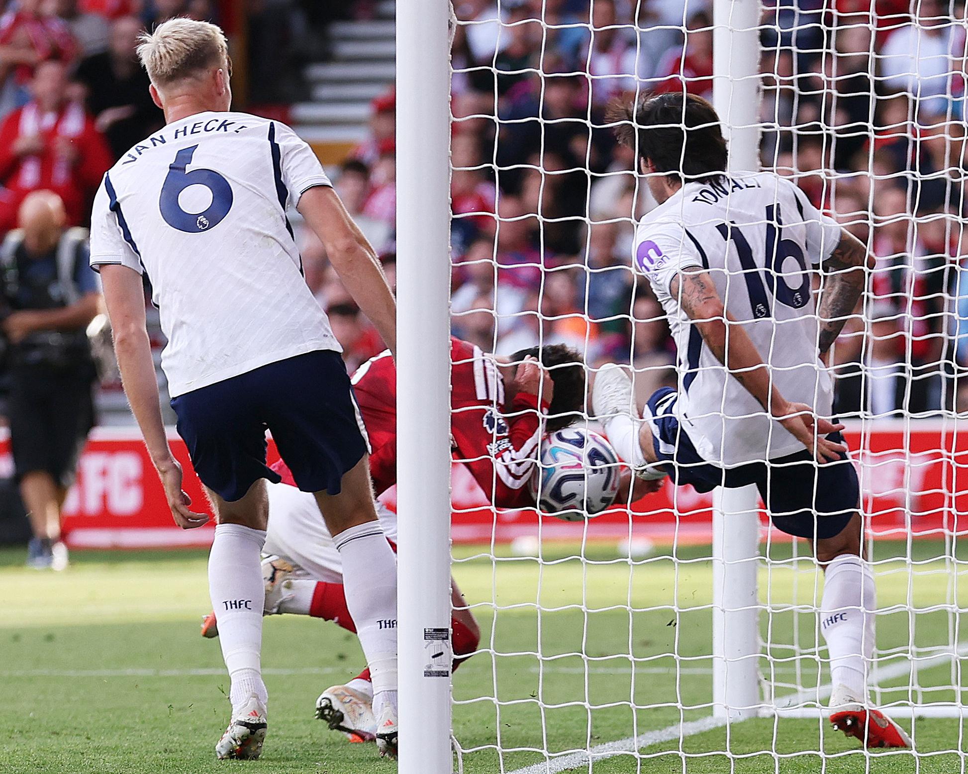 Tottenham secure draw at Nottingham Forest after Williams goal ruled out by VAR