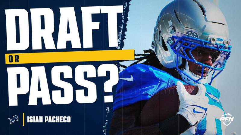 Isiah Pacheco Fantasy Prediction 2026: Only Worth It in the Final Two Rounds