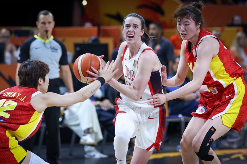 Caitlin Clark suffers uncomfortable moment after making Team USA history