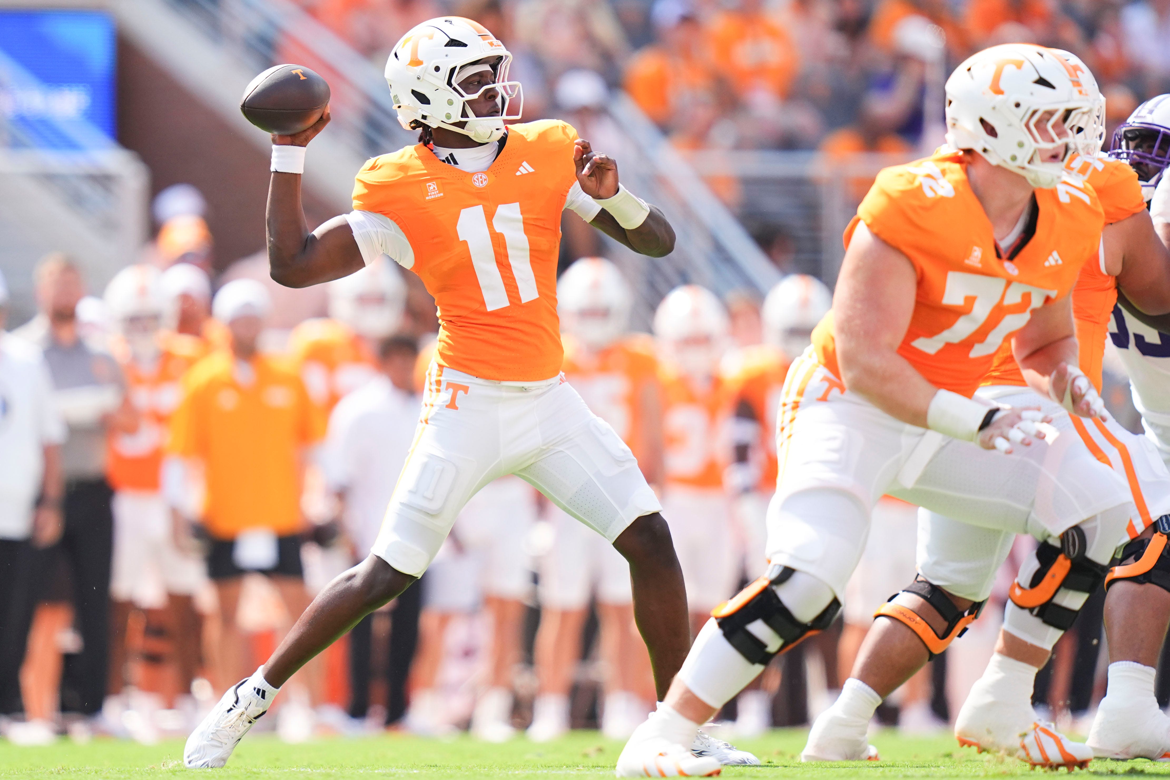 First Call Listen to Mike Keith's call on Faizon Brandon's first TD for Tennessee ...