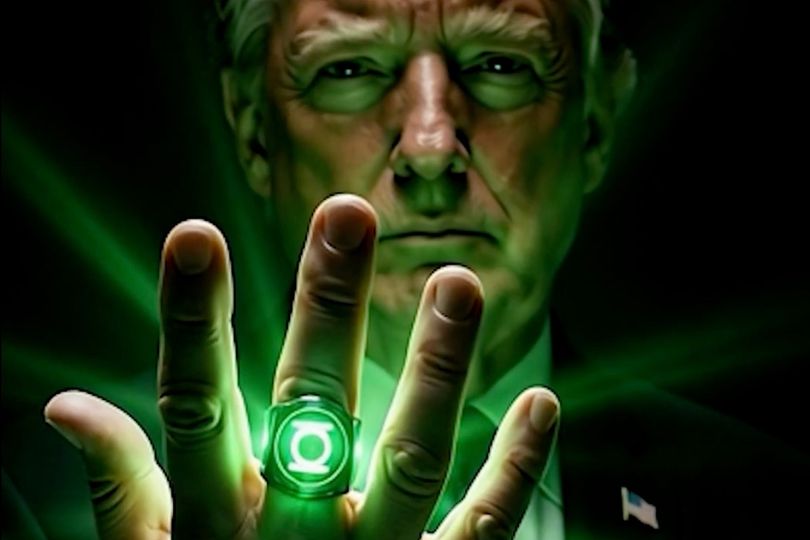 White House faces fierce backlash after posting bizarre AI video of 'Green Lantern Donald Trump'