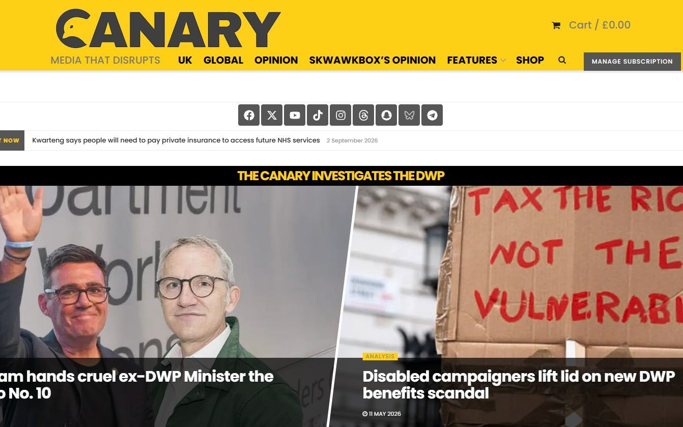 Left-wing news website suspends operations after bank accounts blocked