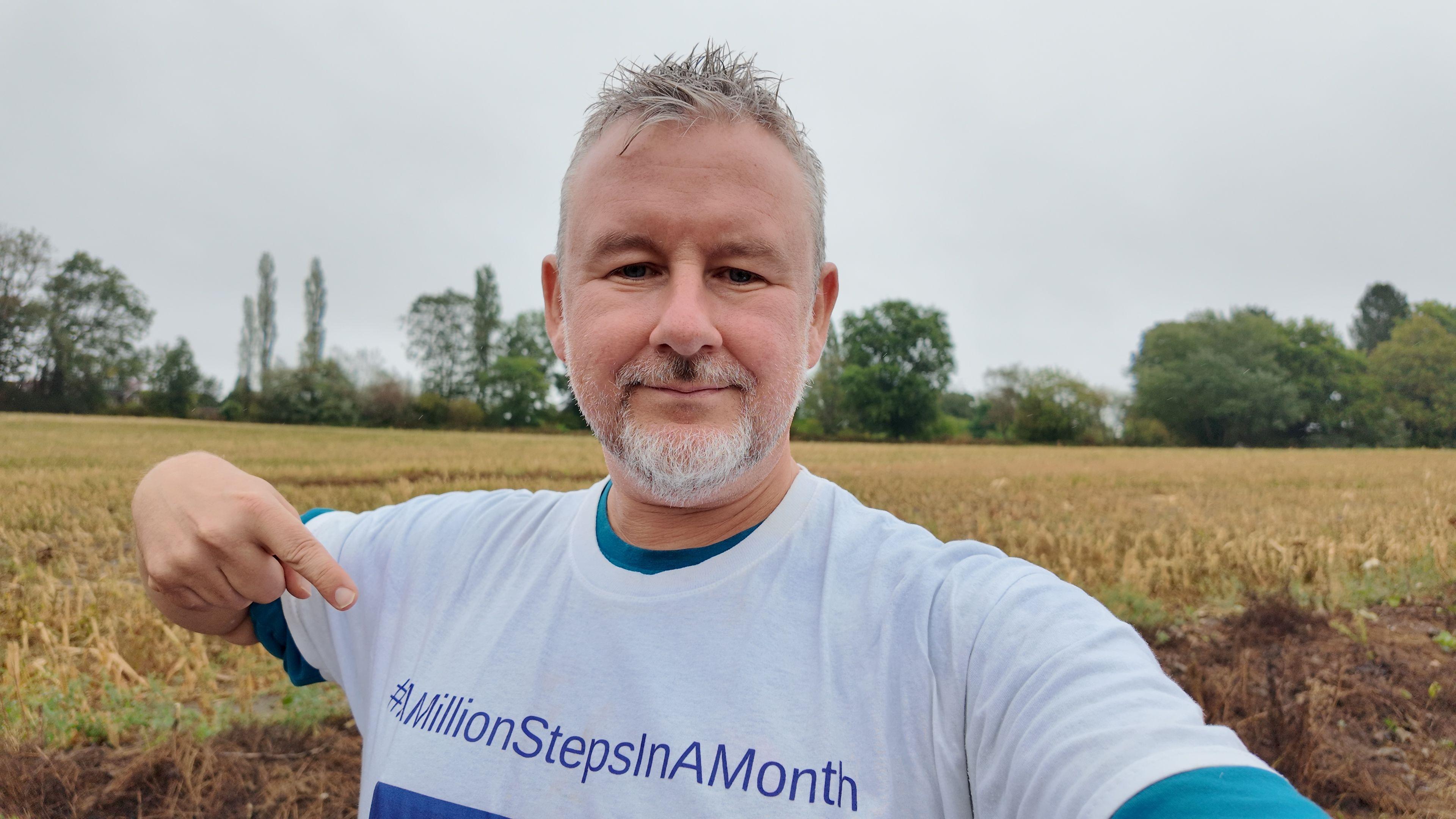 Man does a million steps for alcohol abuse charity