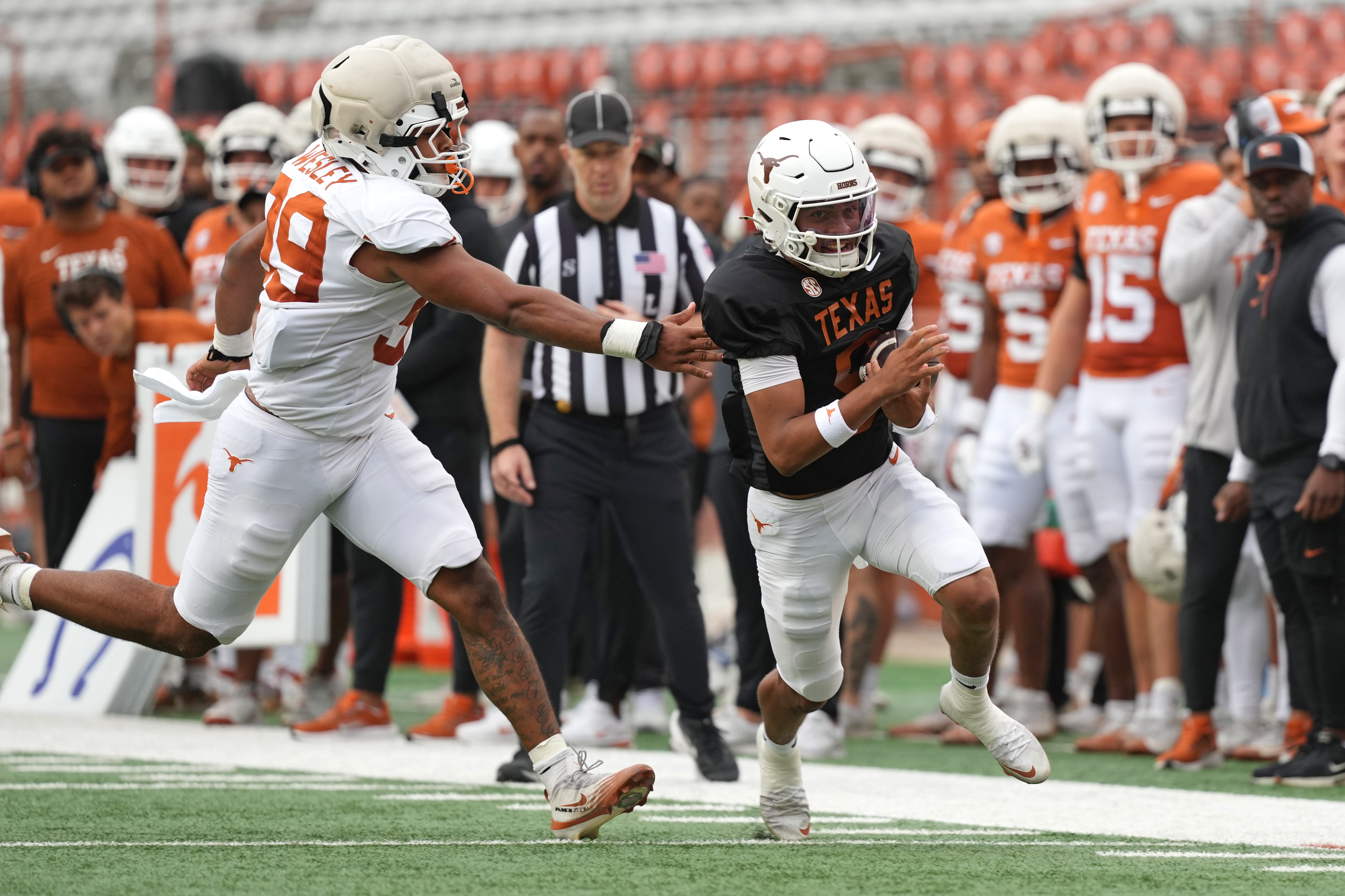 Longhorns backup QB KJ Lacey flashes potential in win over Texas State