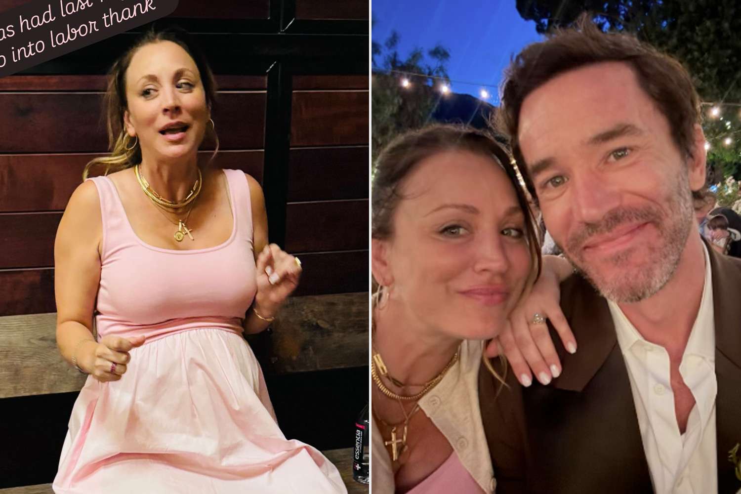 Pregnant Kaley Cuoco Jokes She's ‘Knocked Up at Prom' As She Hits the Dance Floor in Pink Gown with Husband Tom Pelphrey