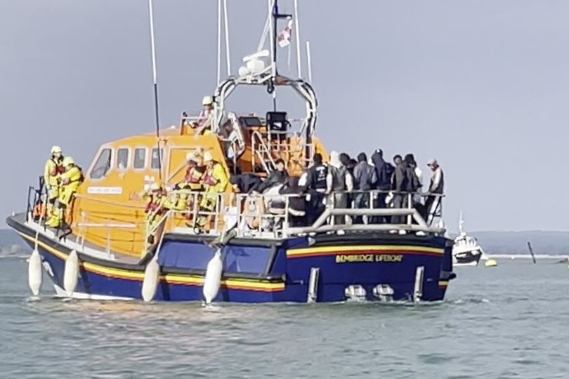 RNLI lifeboats carrying 120 migrants denied access to land in two UK ports - AOL