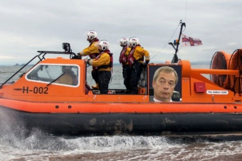 RNLI fundraiser for 'Flying Farage' hovercraft jumps £5,000 after far-right thugs attack hero volunteers