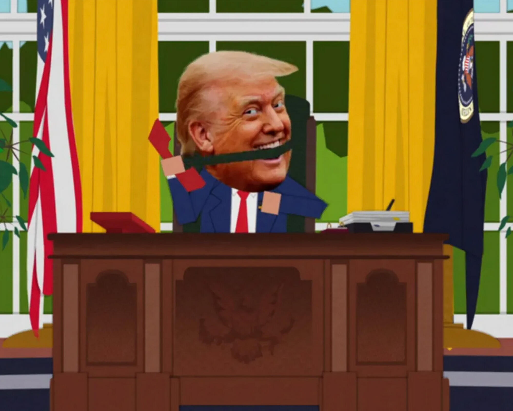 South Park changes name to South America in response to Trump changes