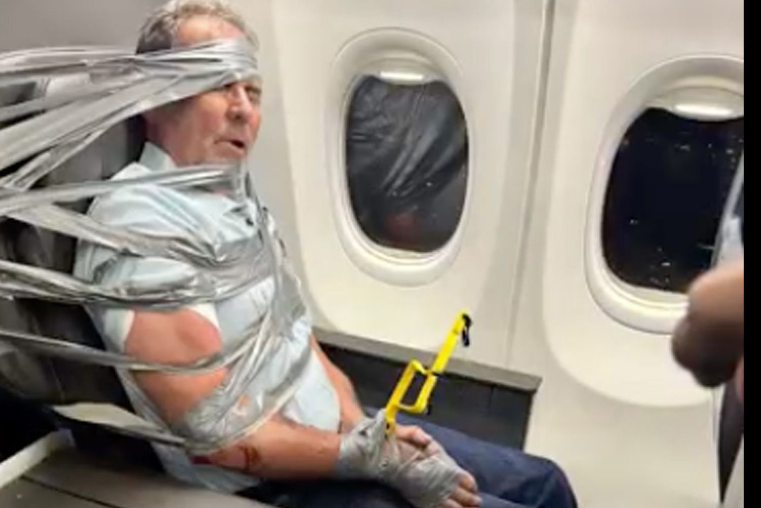Plane Passenger Who Was Duct-Taped to Seat Faces Personal Consequences After Alleged Racist, Violent Tirade