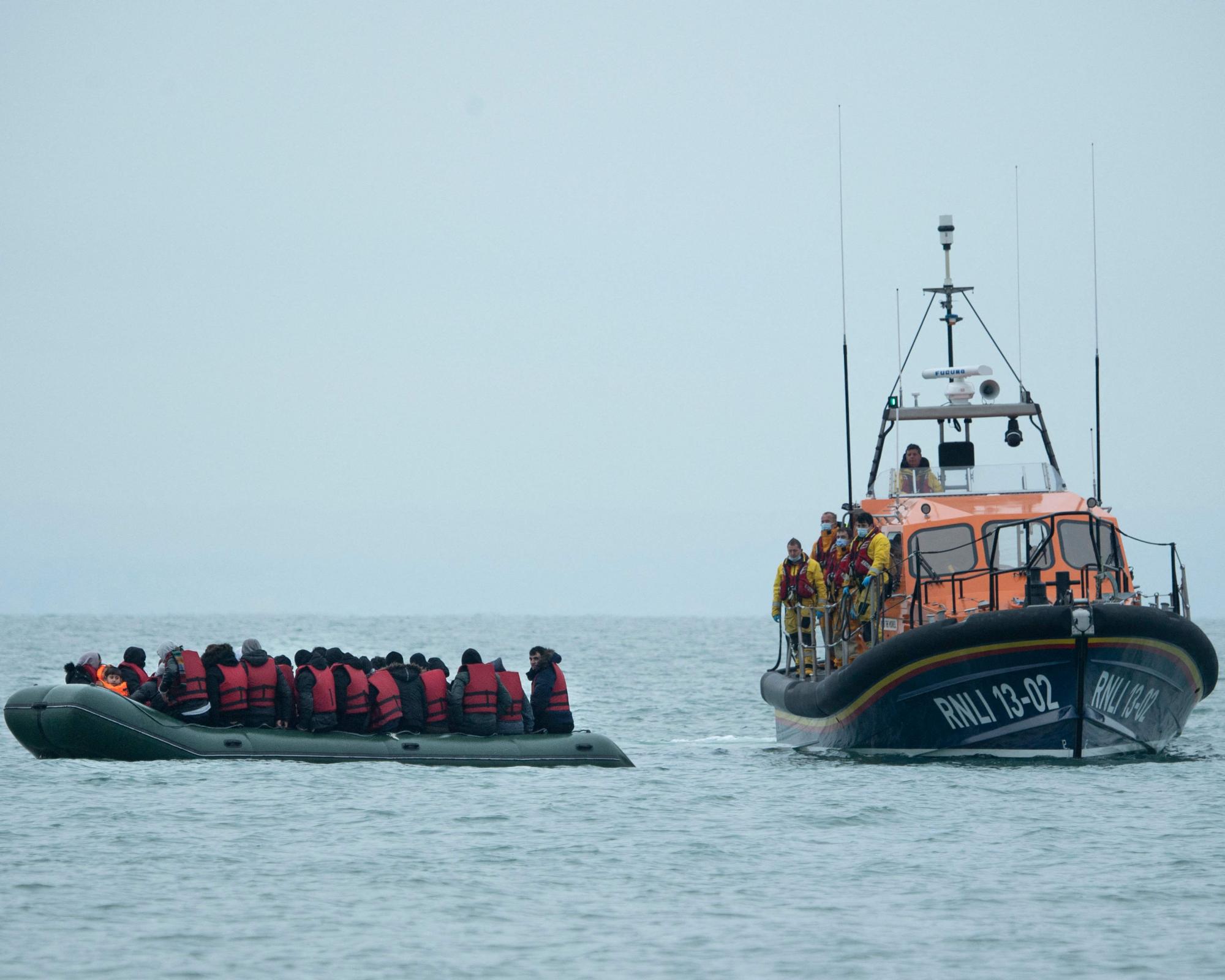 ‘Their boat was sinking': RNLI vows to keep rescuing asylum seekers despite attacks