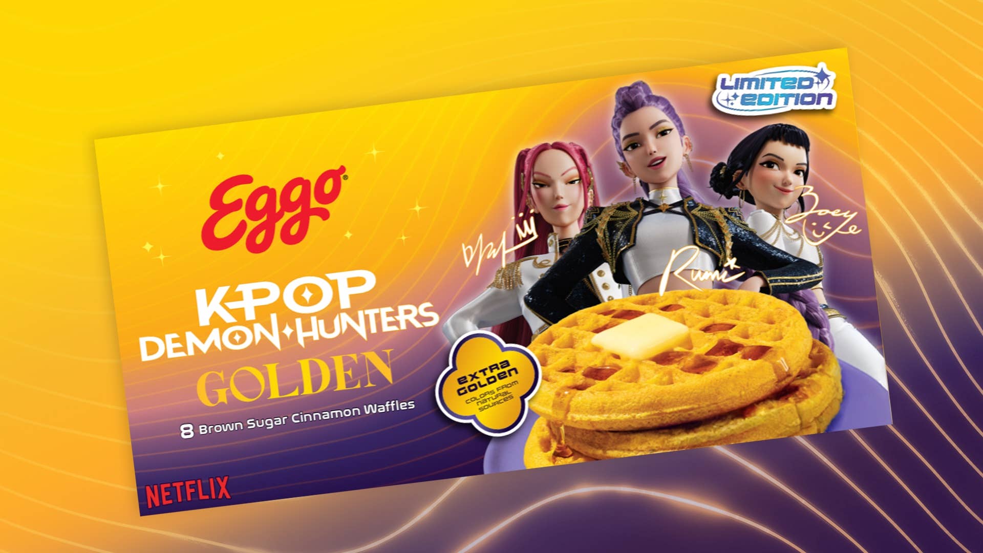 Hunter Making Food Eggo Launches Limited-Edition Waffles Inspired by Netflix's 'KPop Demon ...