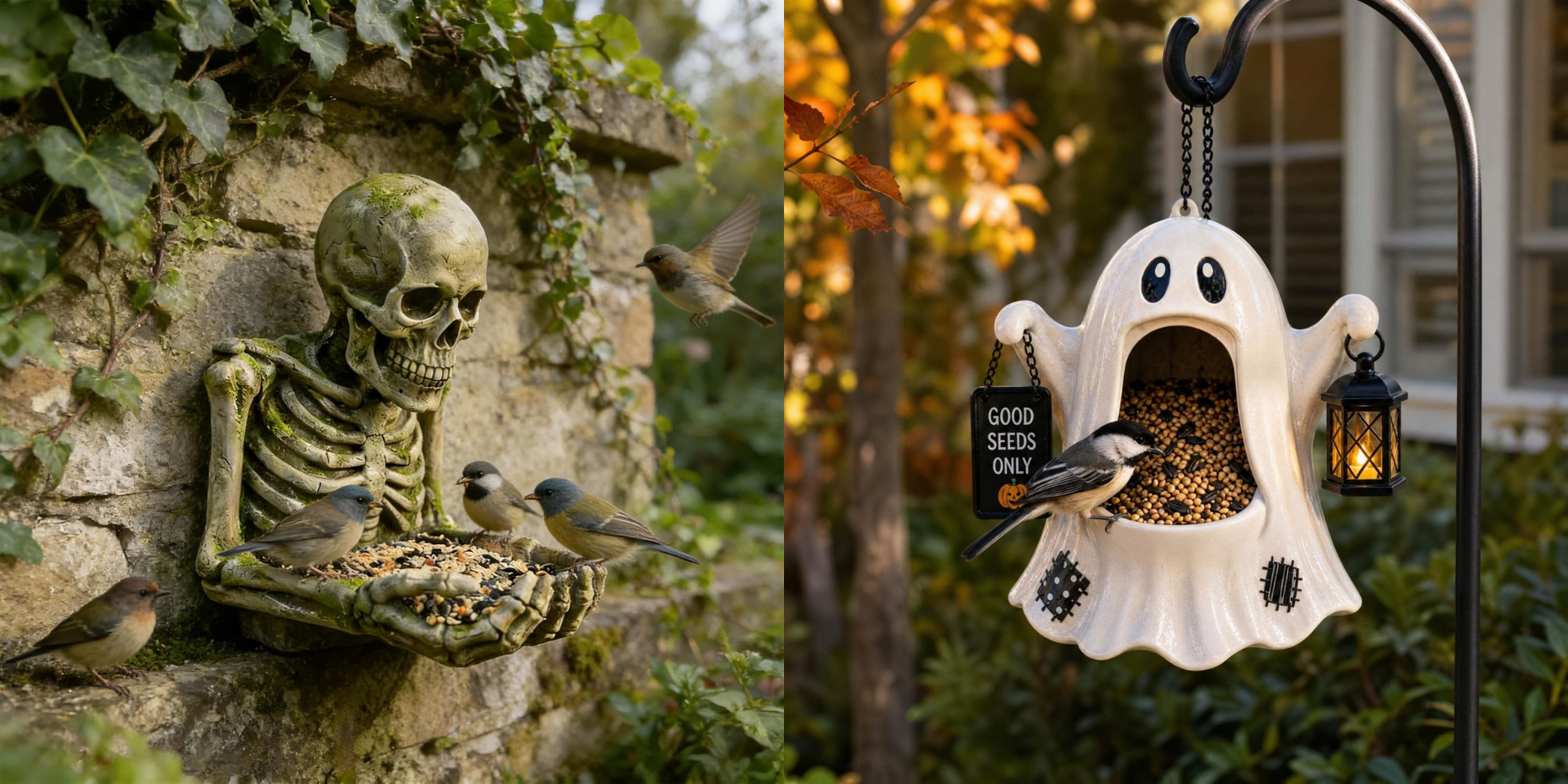10 Halloween Bird Feeders That Let Your Feathered Friends Trick-or-Treat