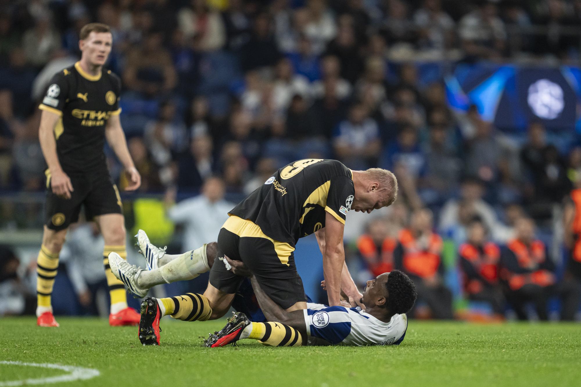 Rosario ‘grabbed my bottom' during Manchester City's win at Porto, claims Haaland
