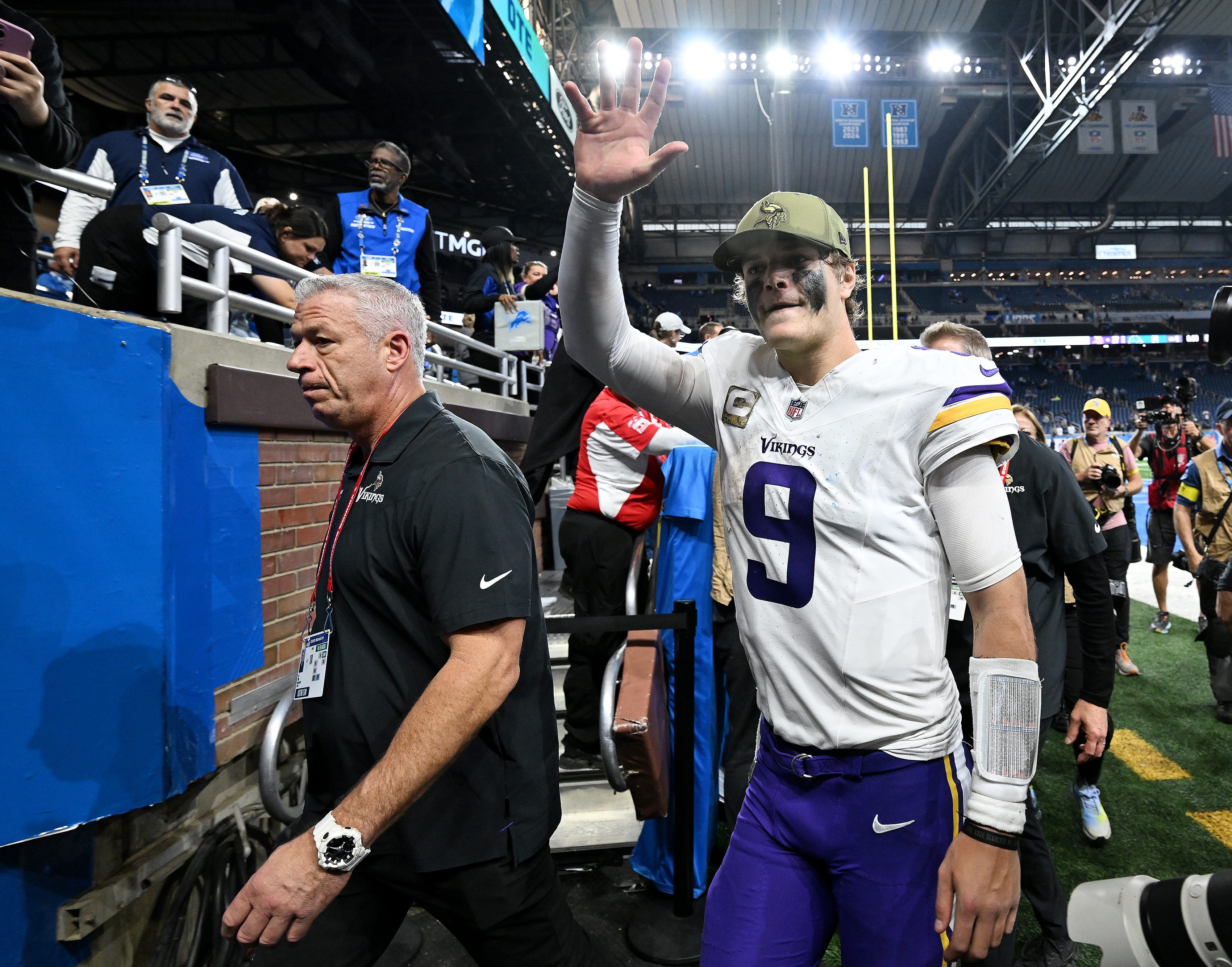 Ex-Michigan star J.J. McCarthy demoted to Vikings' third-string QB