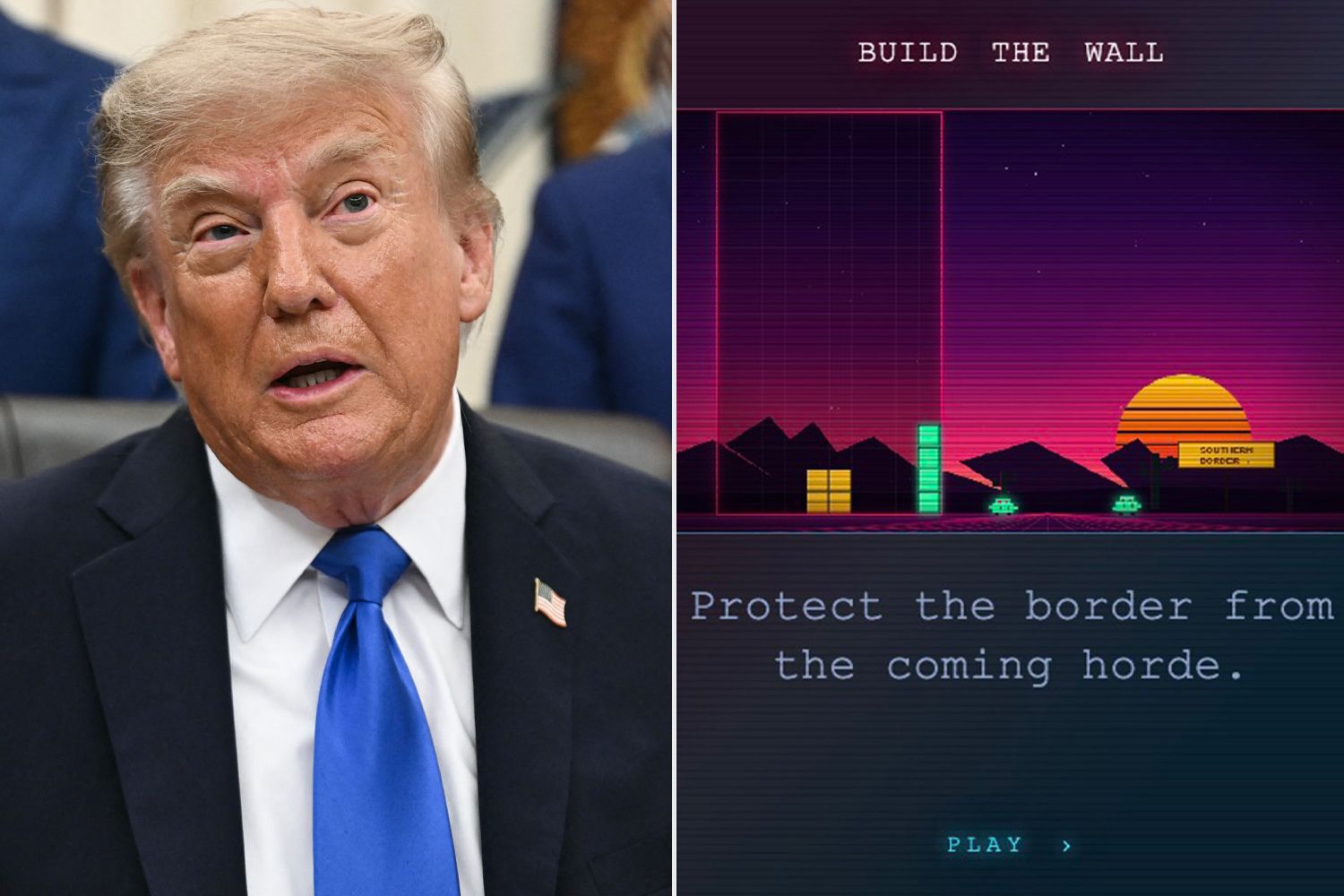 White House Removes ‘Build the Wall' Game from Website After Tetris Calls Out ‘Copyright Infringement'