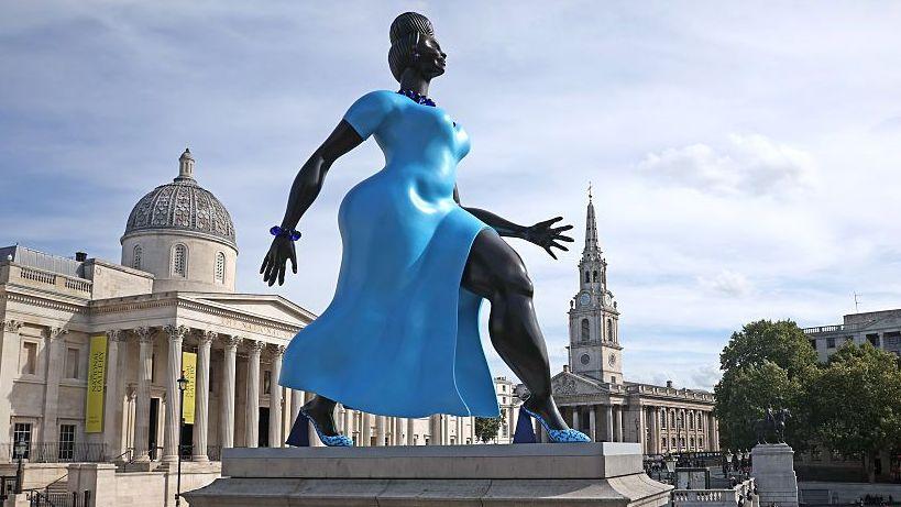  Everywoman Statue Unveiled In Trafalgar Square AOL