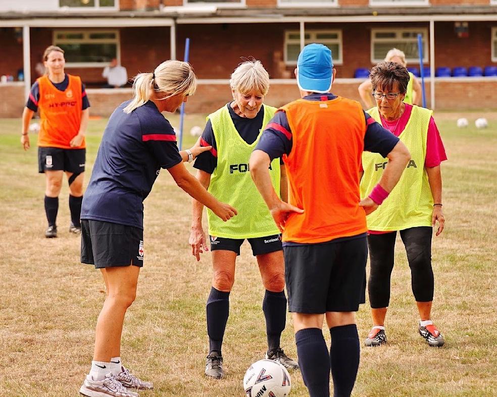 ‘Football saved Dad's life': meet the coach of the England women's Parkinson's team