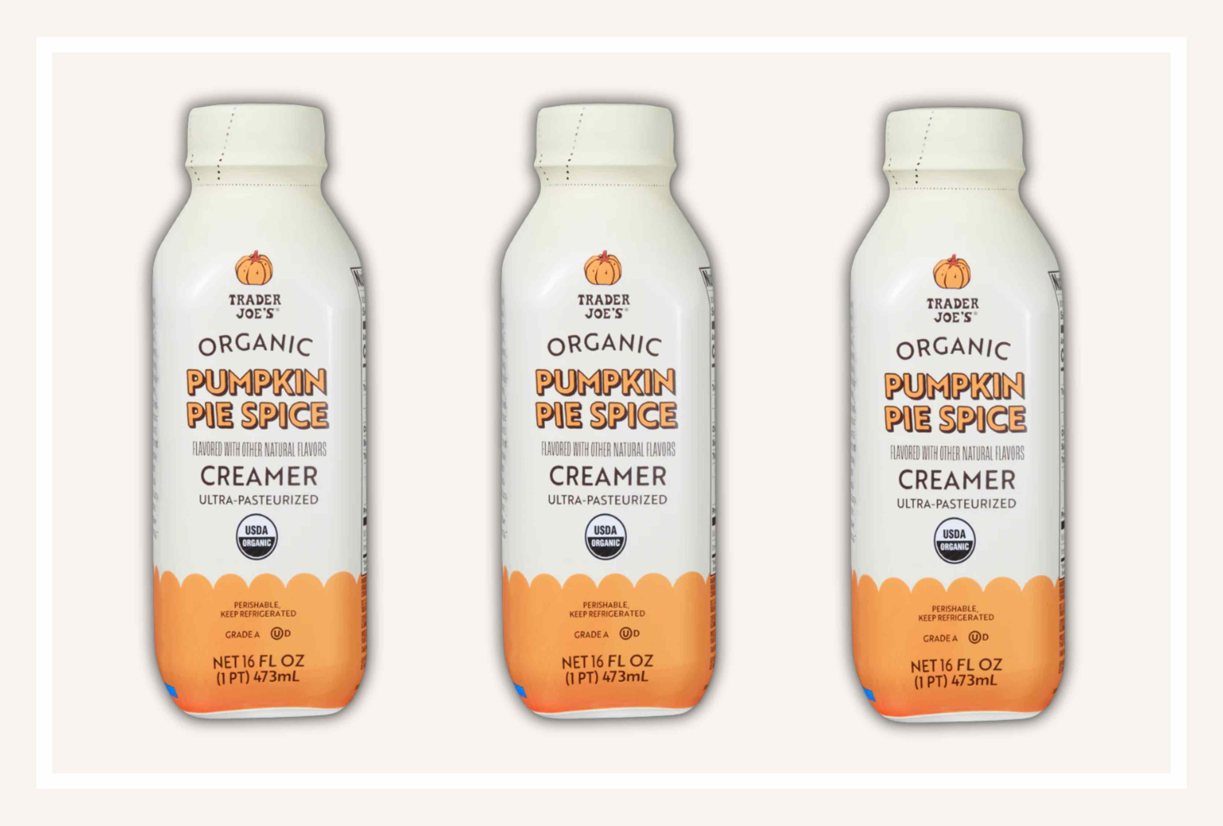 Trader Joe's New $3 Pumpkin Pie Spice Creamer Makes Every Cup Taste Like Fall