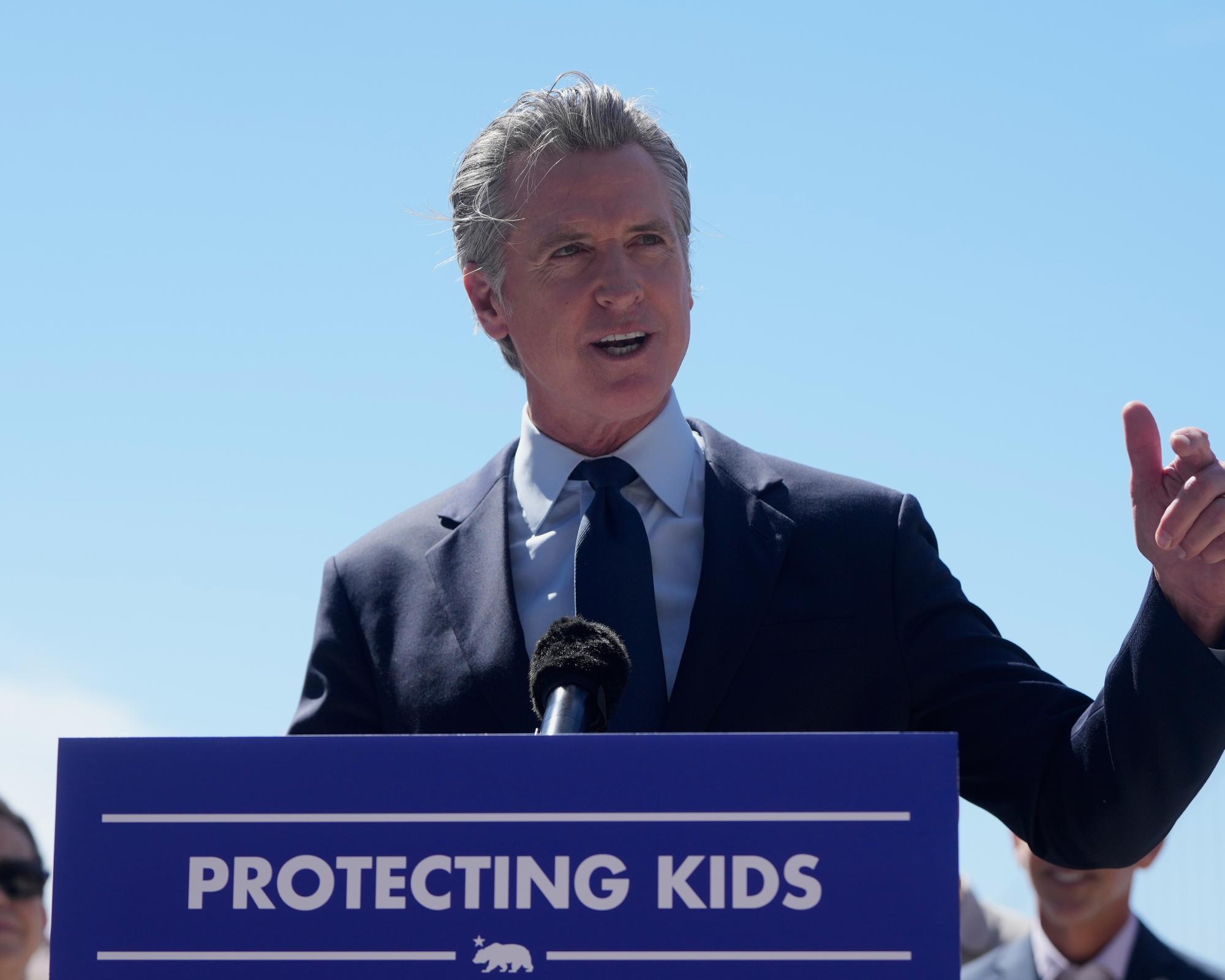 Gavin Newsom signs bill that protects children's social media use
