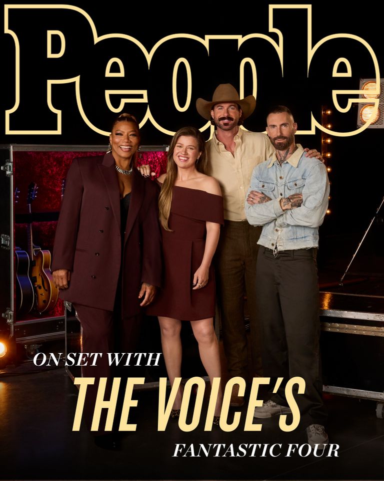 Clicked “The Voice ”Coaches Adam Levine, Kelly Clarkson, Queen Latifah and ...