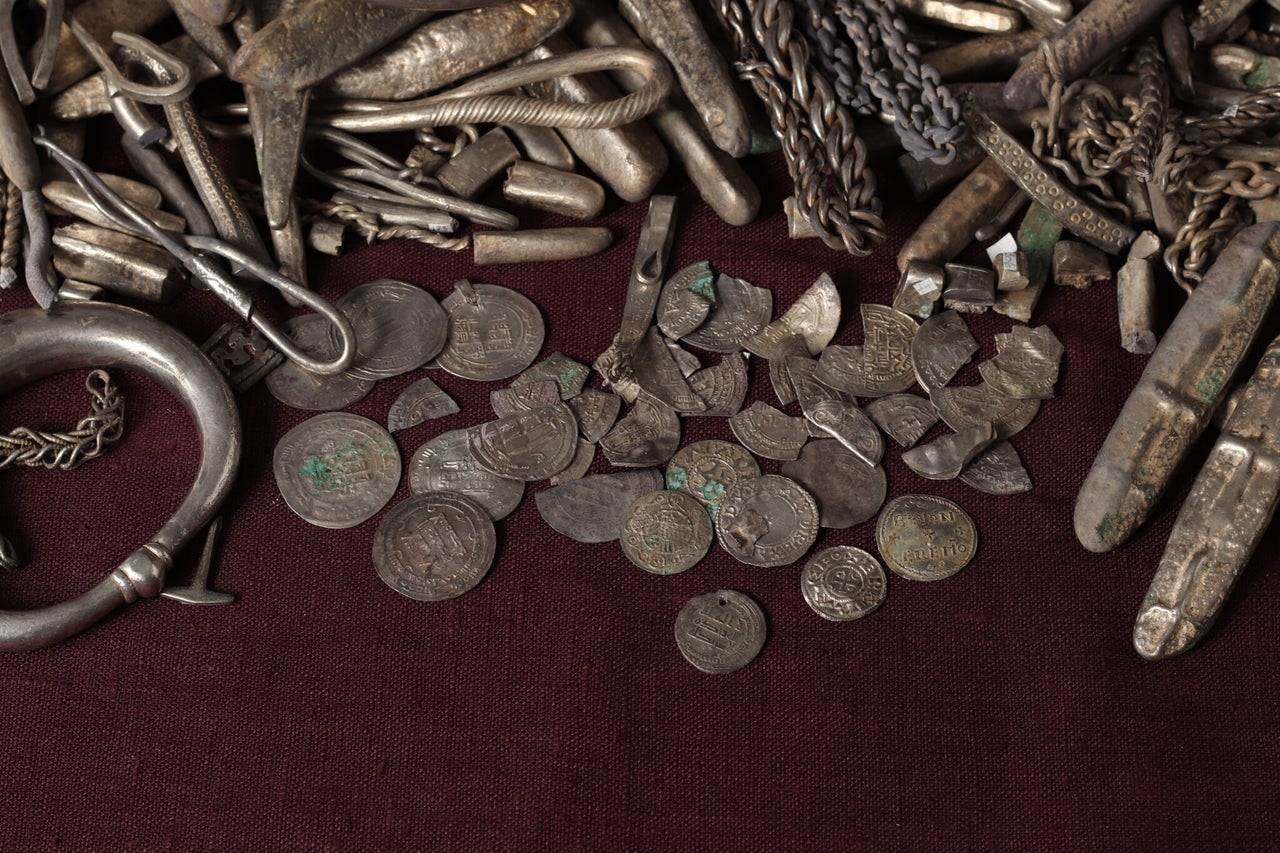 Homeowner unearths largest Viking silver hoard ever found in Denmark