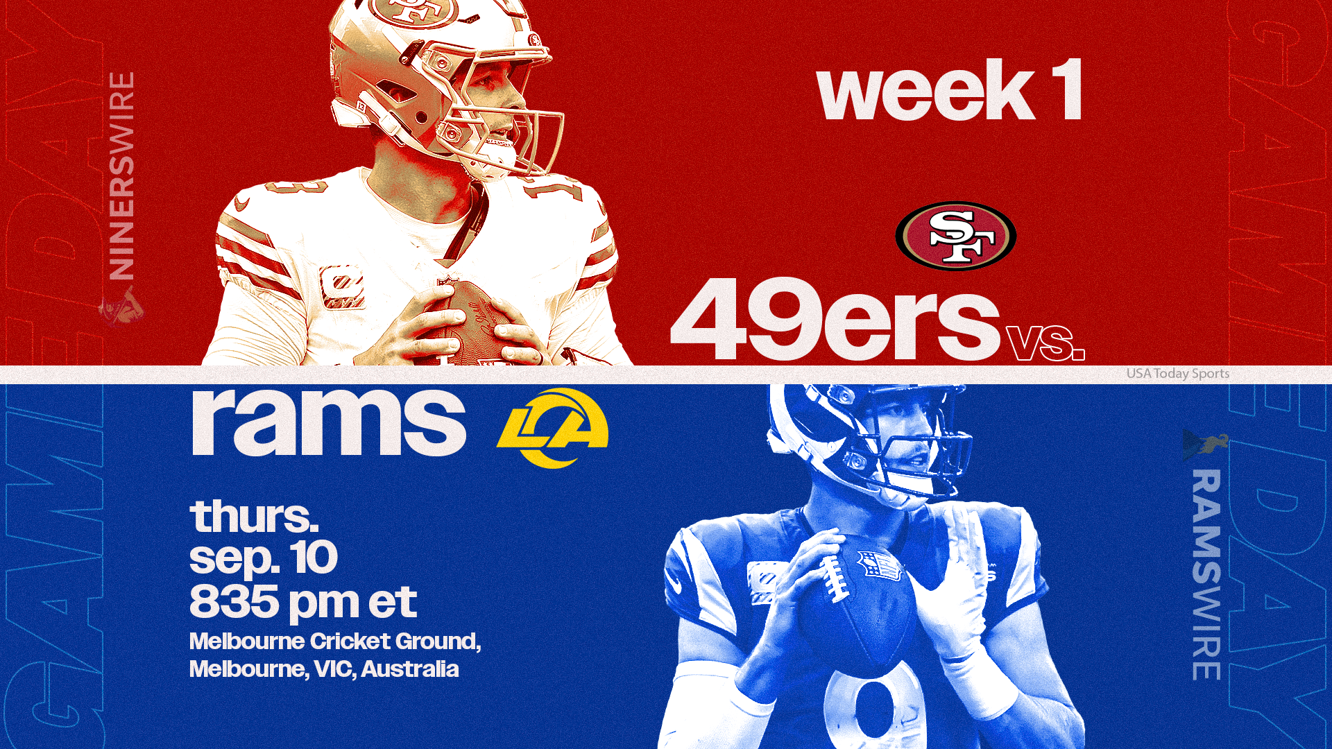 49ers vs. Rams Australia game: How to watch, stream Week 1 matchup