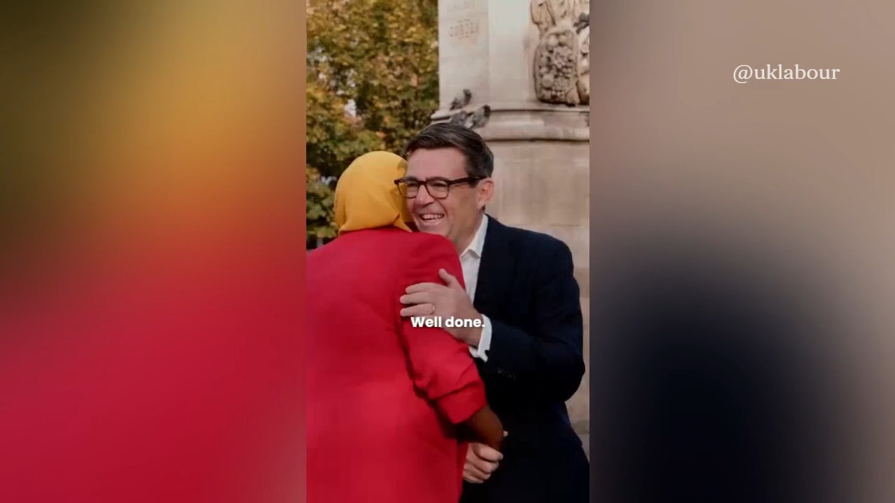 Andy Burnham makes surprise London by-election visit as Labour threatened by Zack Polanski's Greens