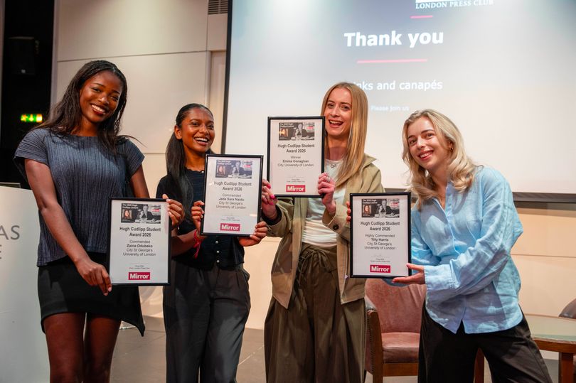 Budding journalists celebrated at prestigious awards as Mirror legend Hugh Cudlipp's legacy honoured
