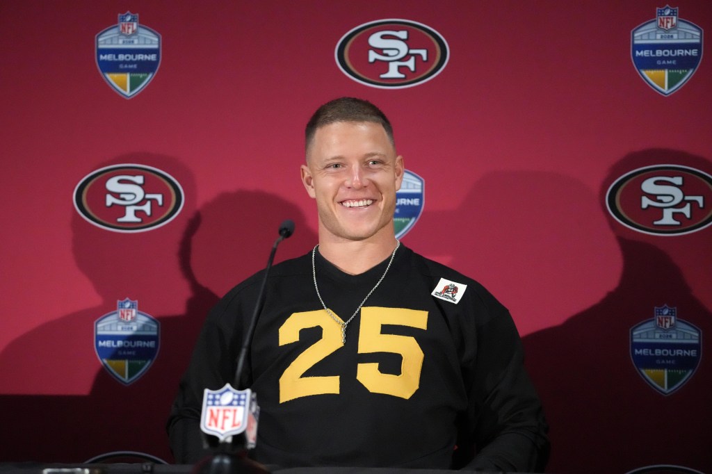Christian McCaffrey reveals bizarre ‘cracker’ compliment he got in ...