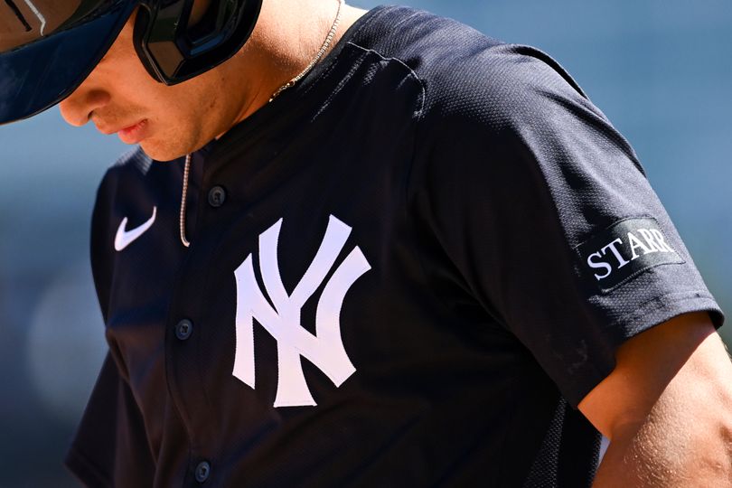 BREAKING: Palestine-flag waving fan dragged off Yankee Stadium field to 'USA' chants as Subway Series halted