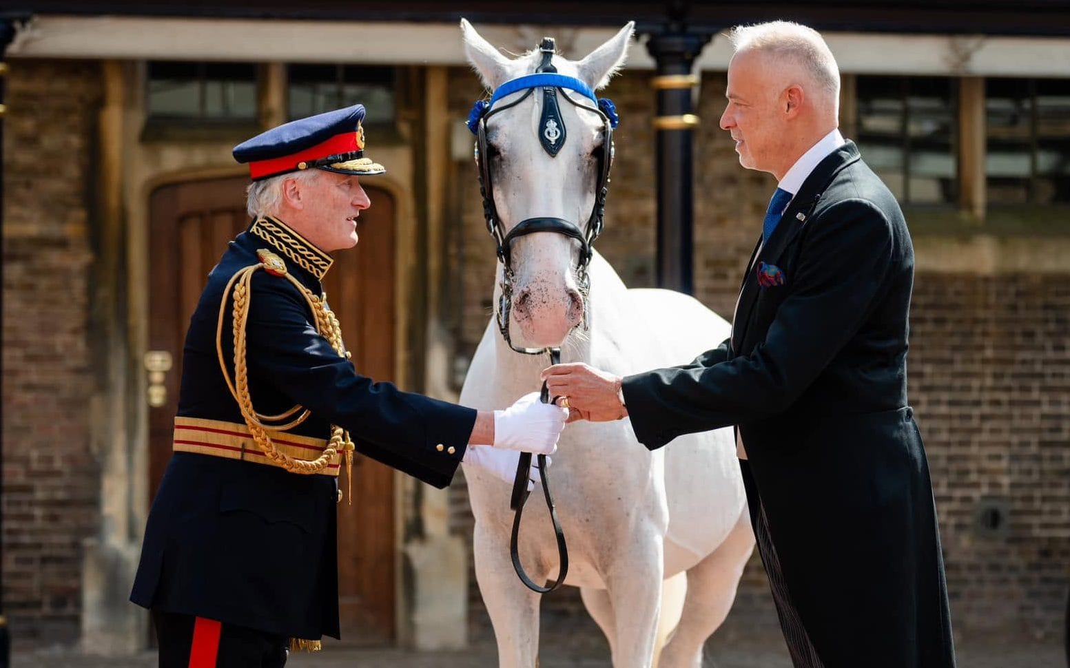 King Charles was given two horses by Hungary. Then he was ordered to give them back