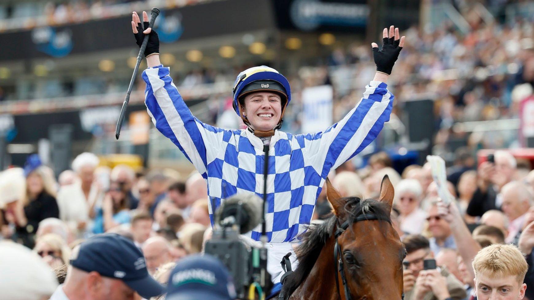 Osborne makes history as first female jockey to win St Leger