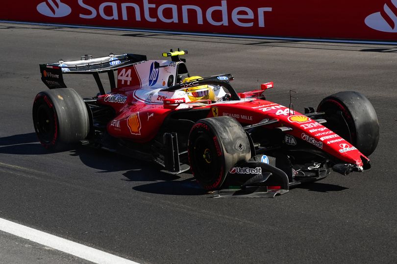 Lewis Hamilton risks Spanish GP penalty for 'serious' crash after ignoring Ferrari orders