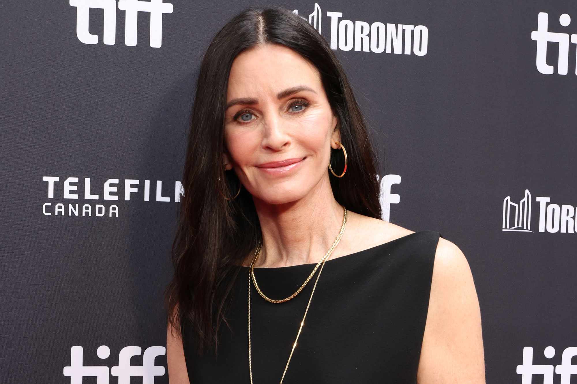 Courteney Cox Steps Out for Rare Red Carpet Appearance for “Evil Genius” Premiere at TIFF 2026
