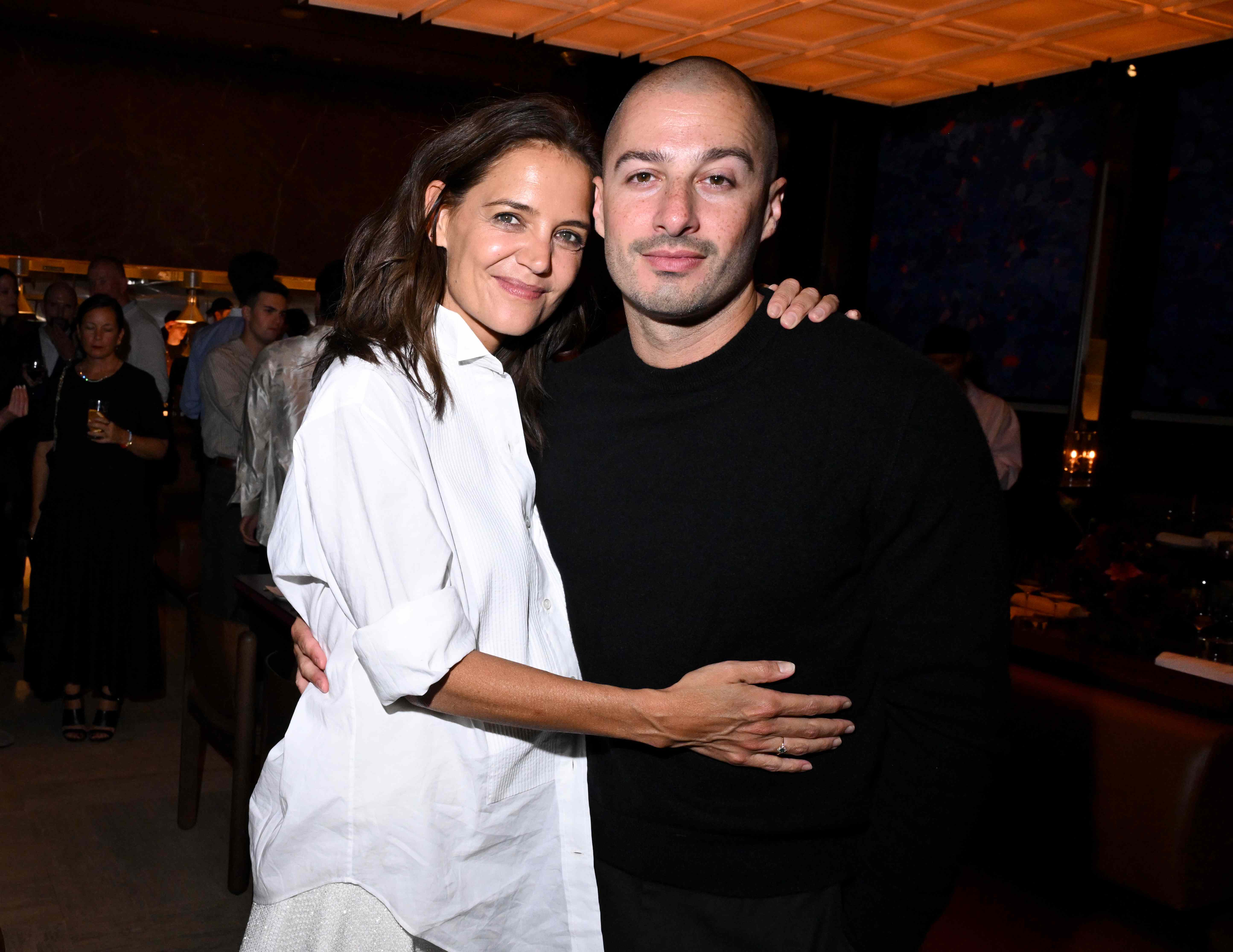 Katie Holmes and Boyfriend Jason Bard Yarmosky Look Loved Up on an Adorable Matching NYFW Date