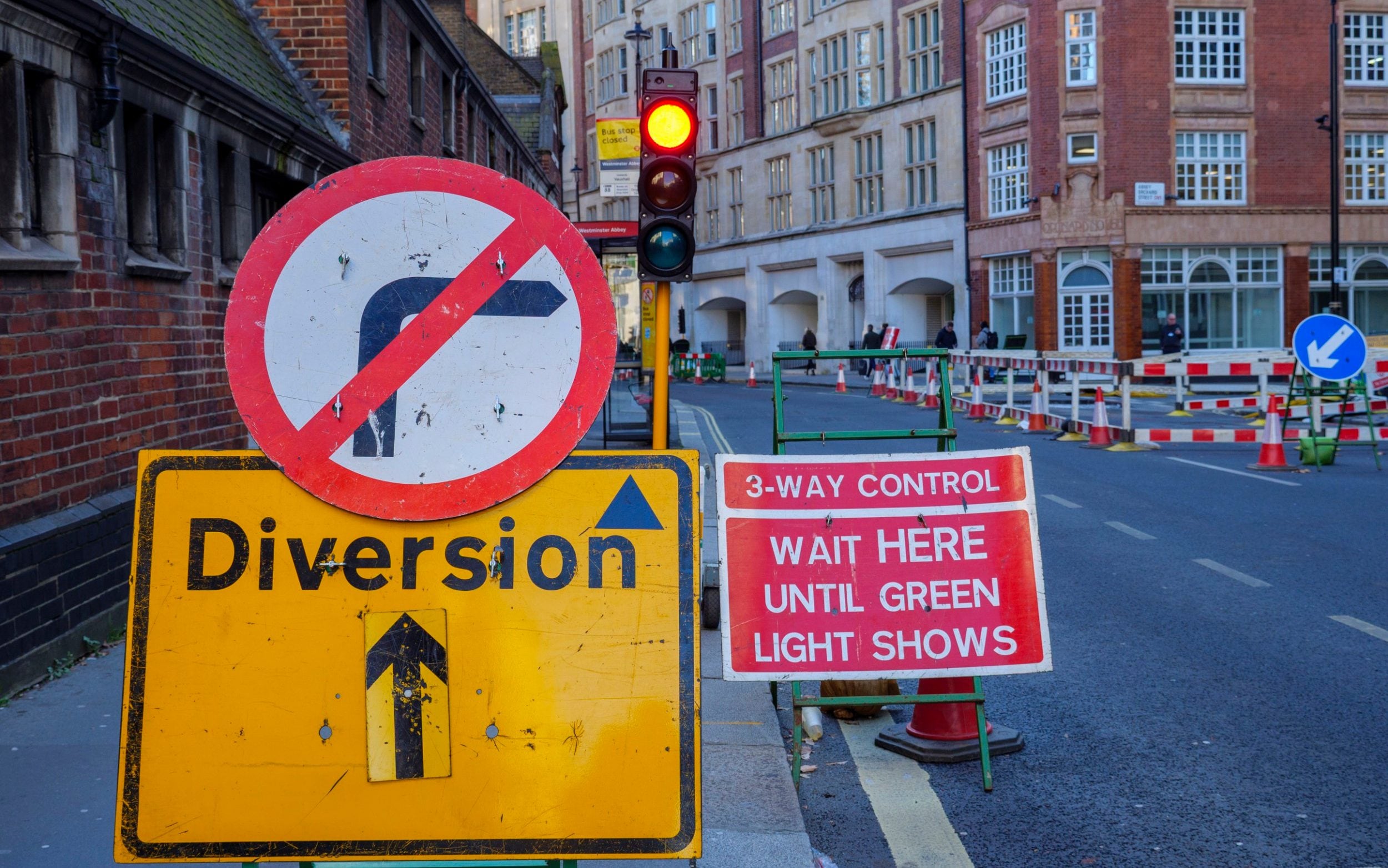 Temporary traffic lights are driving me round the bend