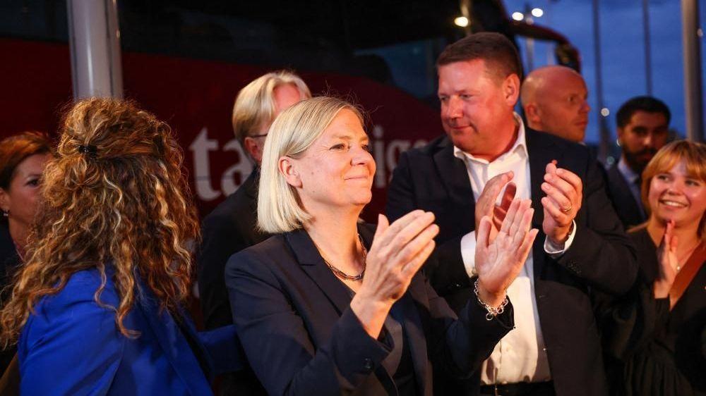 Left-wing bloc leads Swedish vote after far-right lose support, exit polls say