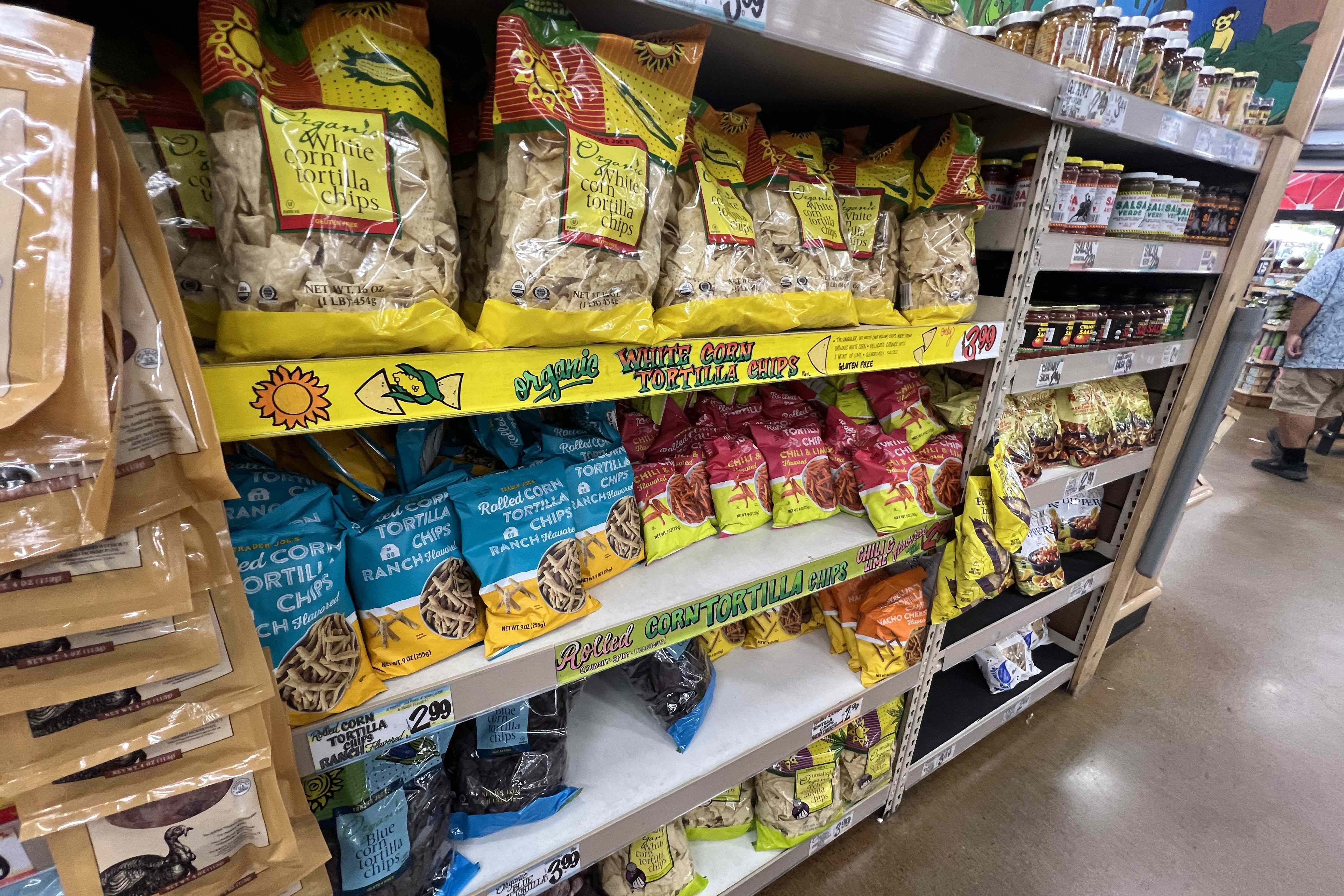 Trader Joe's Just Debuted a New Flavor of Its Rolled Corn Tortilla Chips—and It's Already Dividing Fans