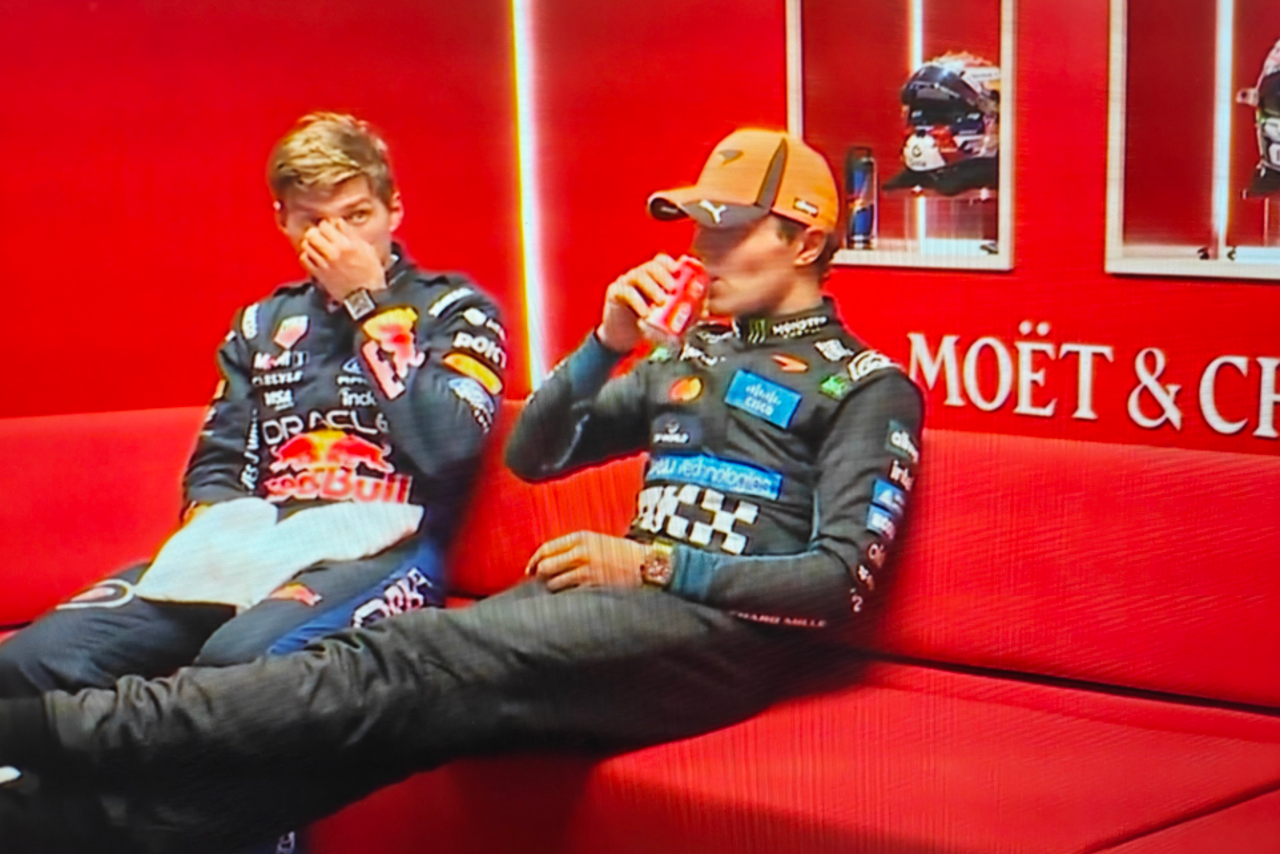 Lando Norris fires back after being told he can't drink Coca-Cola: ‘I just did a race'