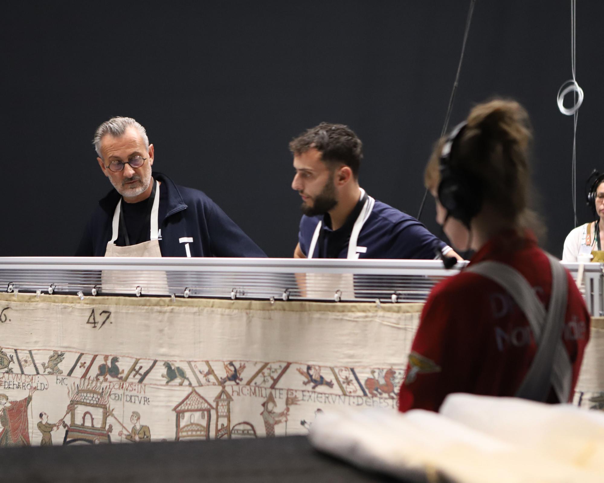 TV tonight: inside the Bayeux Tapestry's ‘treacherous' journey to London