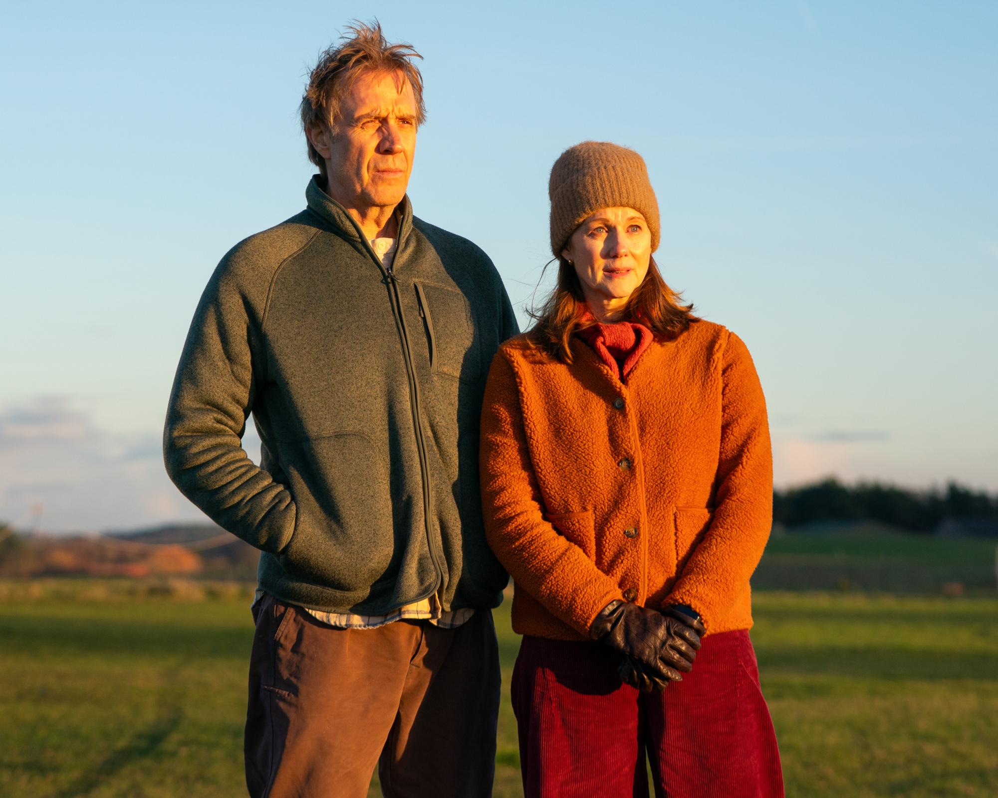 Onwards and Sideways review – Rhys Ifans and Laura Linney lift solid Parkinson's drama