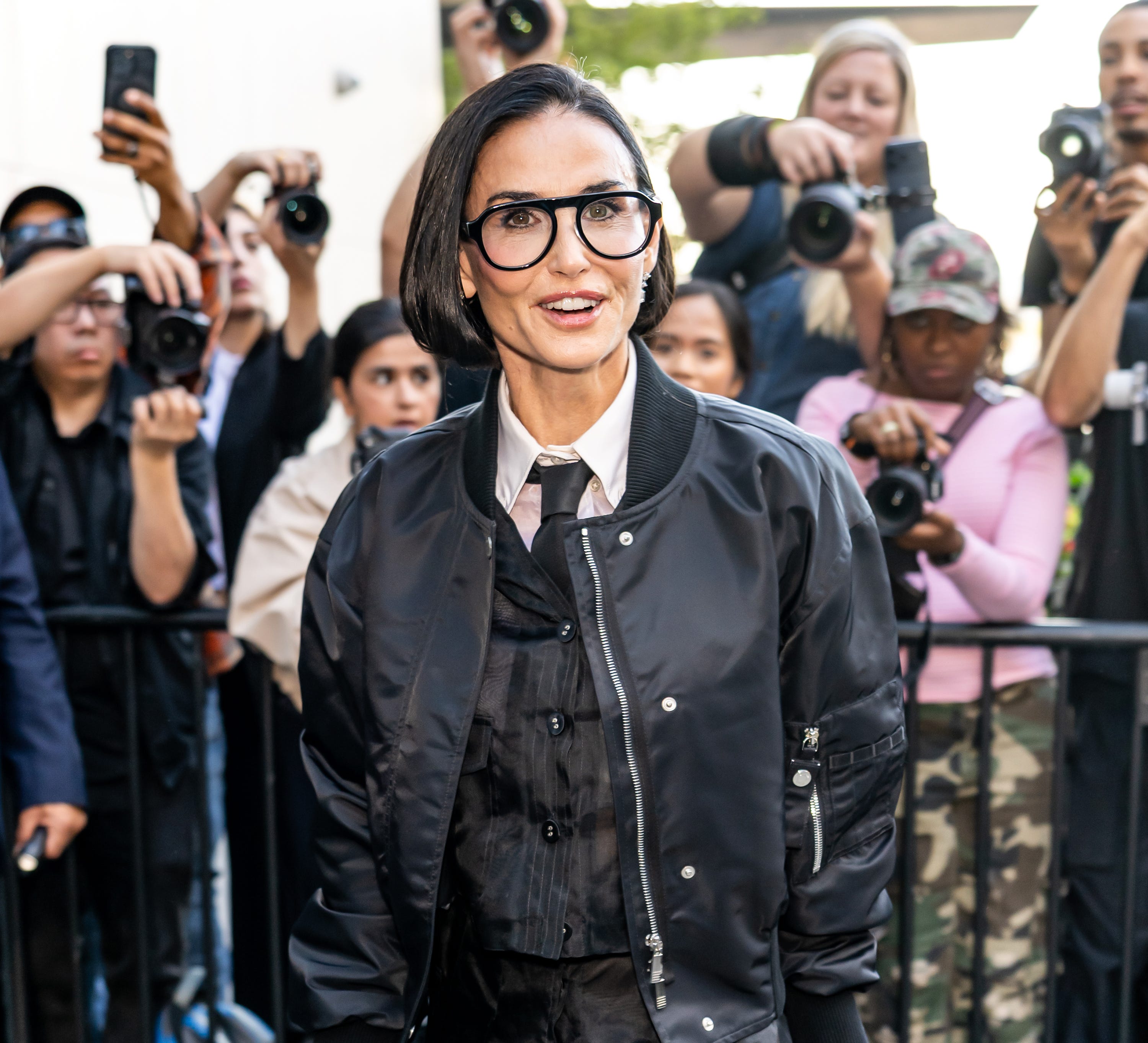 New Photo - Forget the Birkin Bob—Demi Moore's New Bob Is Sharper, Shorter, and Made for Fall