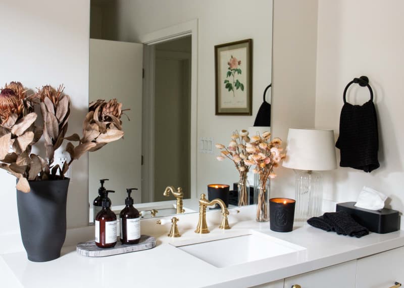 I Put a Lamp on My Bathroom Counter, and It's the Smartest Thing I've Ever Done