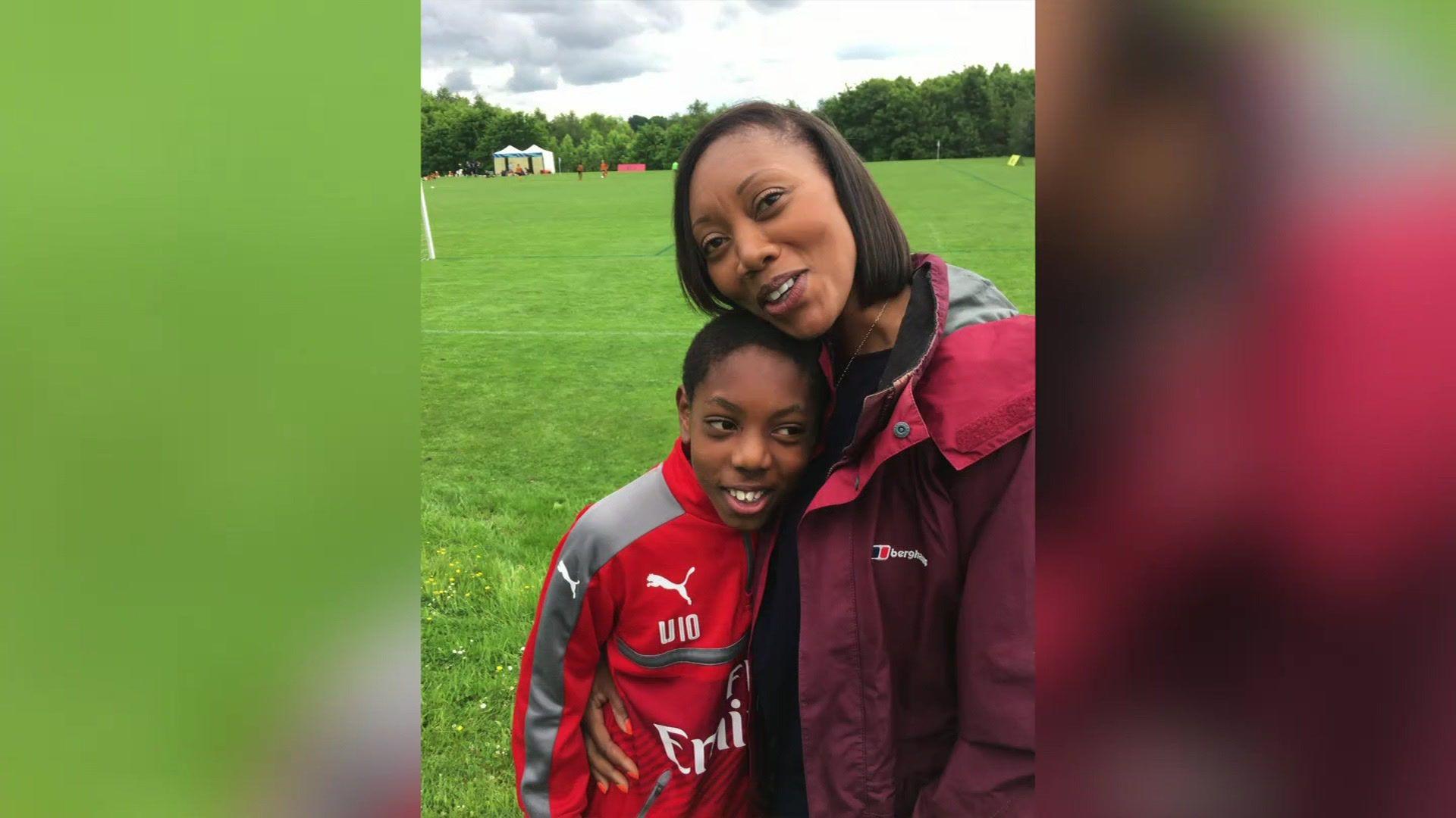 New Photo - The Arsenal star's mum helping football's newest recruits