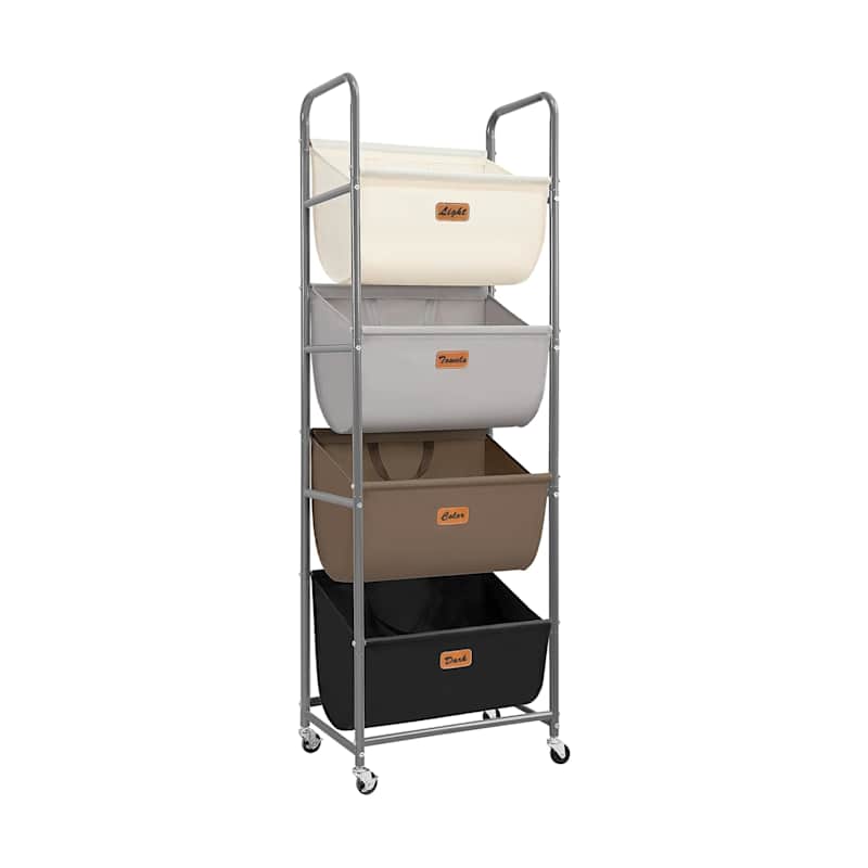This Tiered Hamper Makes Sorting Laundry a Breeze - AOL