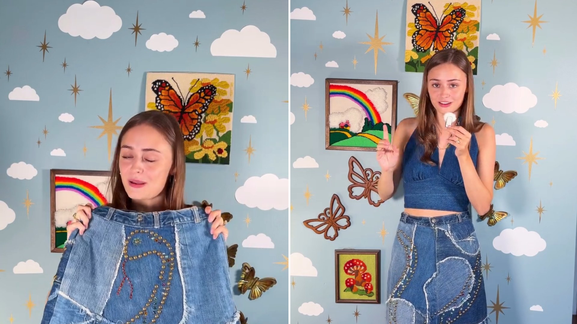 Woman Bought a Rare Denim Skirt on Depop and Actually Tracked Down the Original Designer to Confirm She Had Found a Real Piece of Fashion History