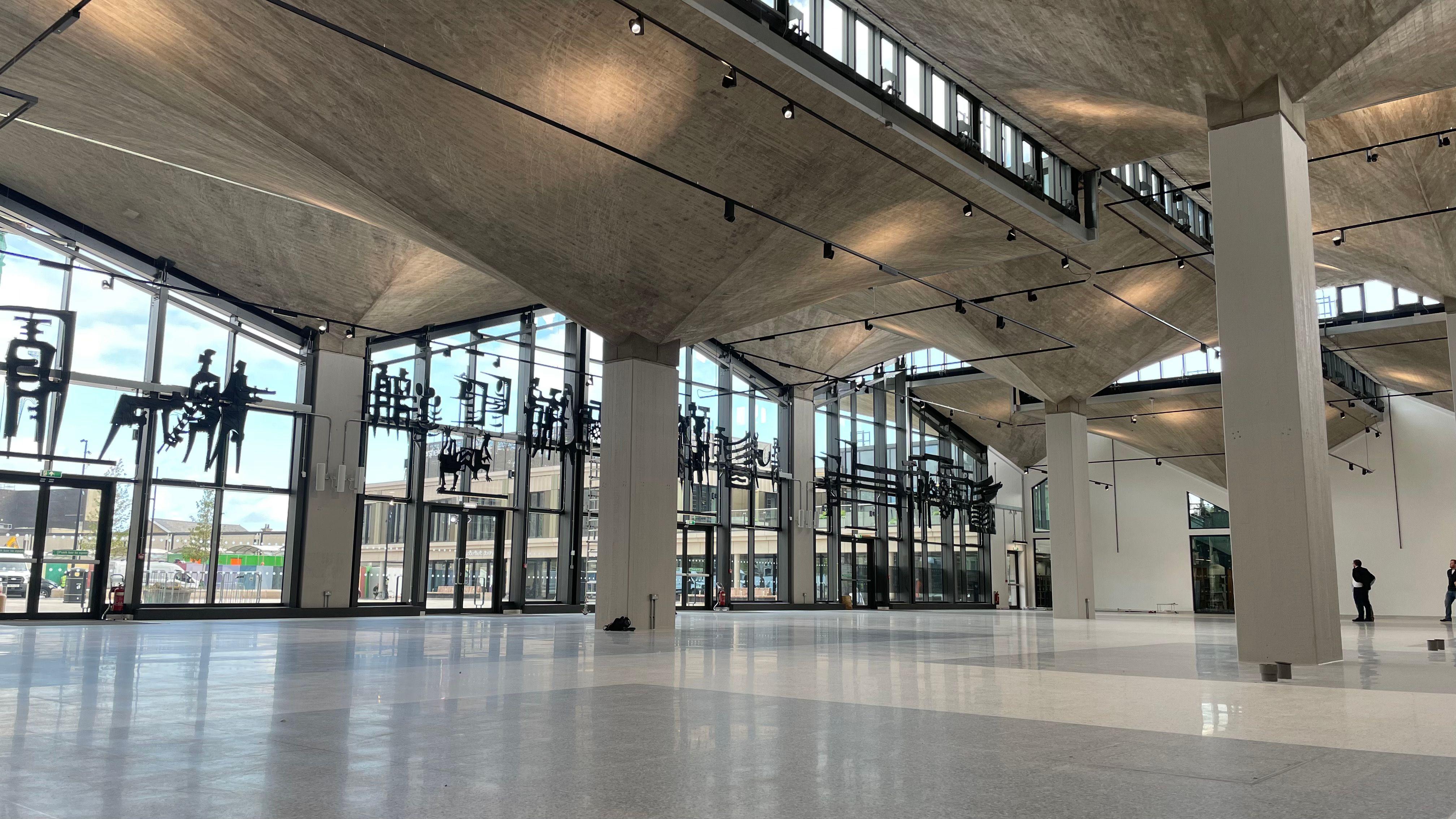 New town centre square and library open in Huddersfield - AOL