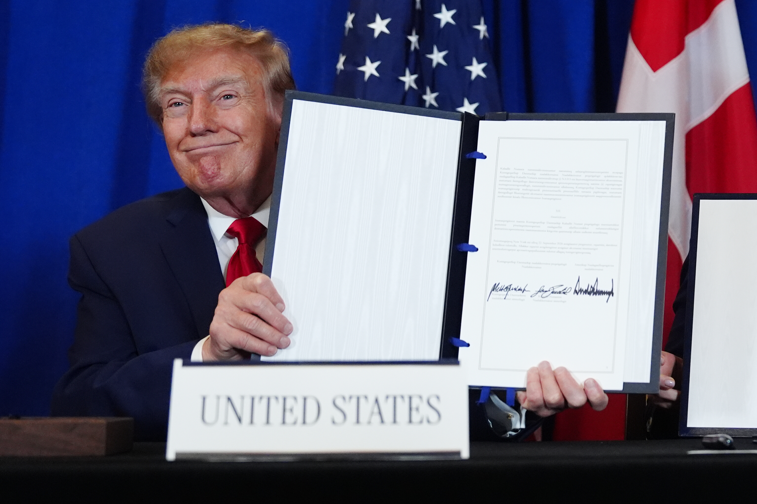 Trump signs US - Denmark - Greenland agreement to bolster Arctic security after prolonged tensions
