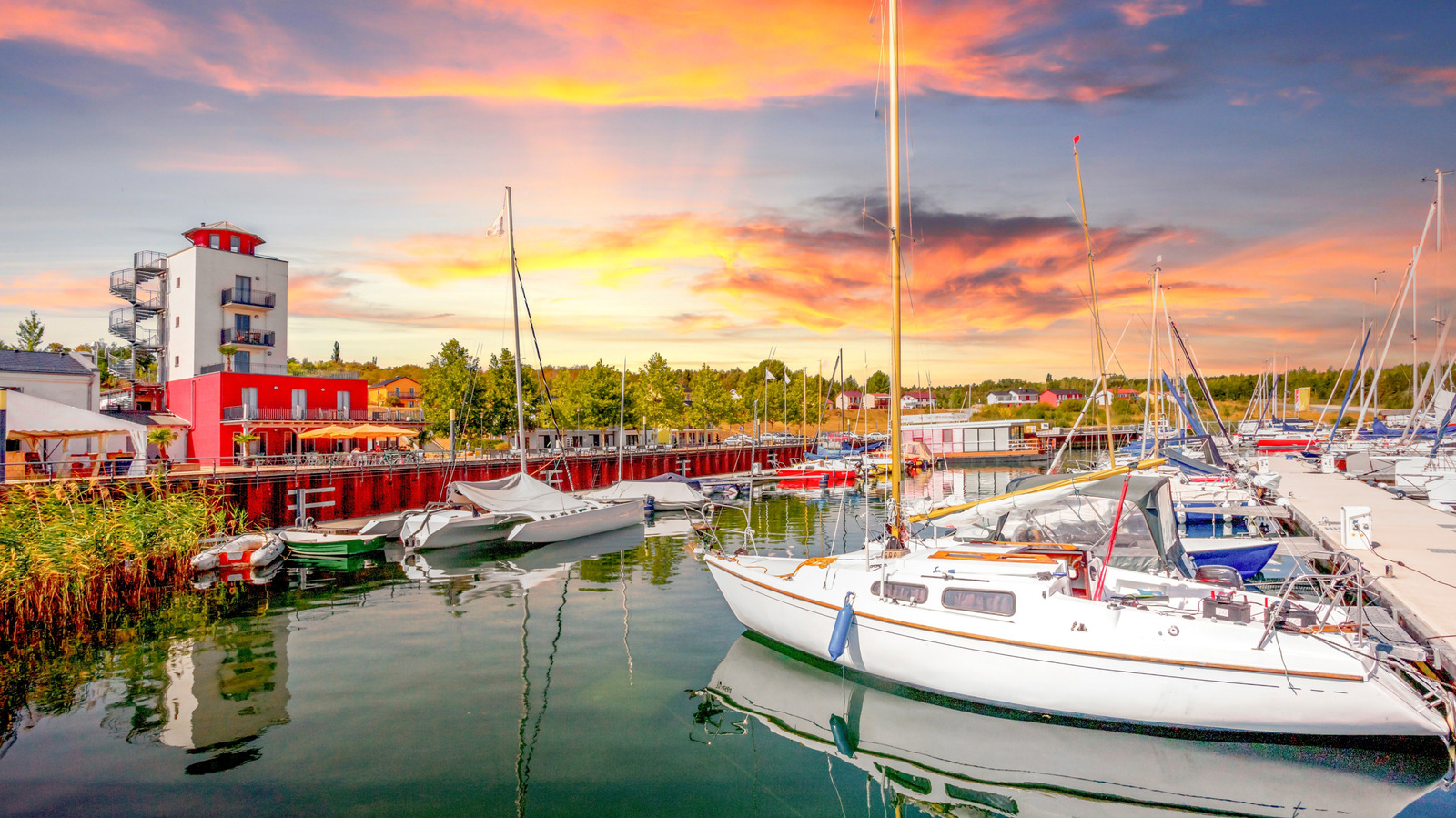 Germany turned its once-thriving mine into the largest artificial lake in the country with outdoor fun